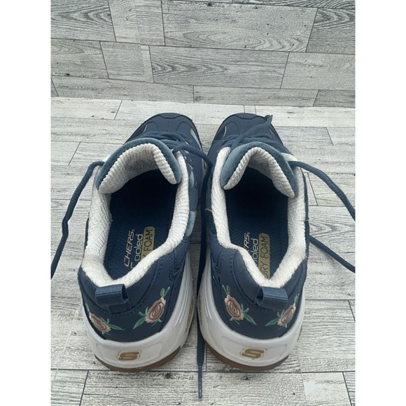 Skechers D'Lites 13084 Blue Casual Sneaker Shoes Women Size 9 - Picture 12 of 13